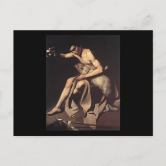 Postal Caravaggio St John El Bautista