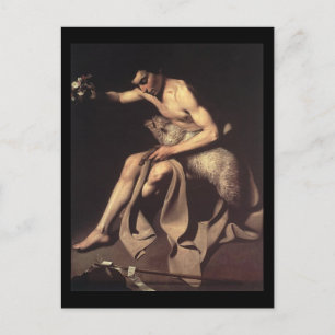 Postal Caravaggio St John El Bautista