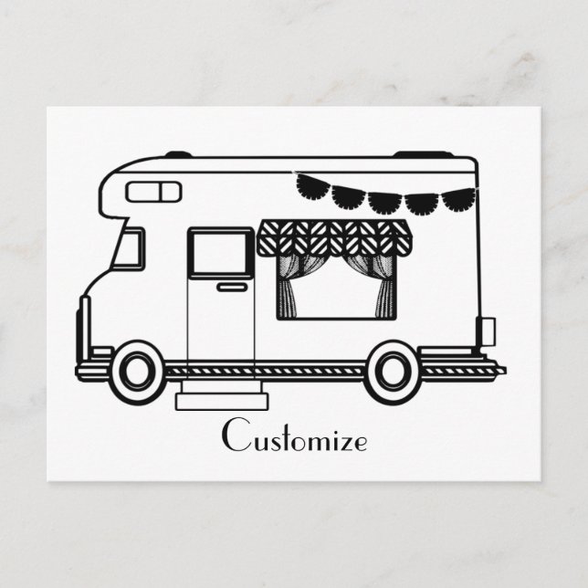 Postal Caravana de autocaravana Thunder_Cove  (Anverso)
