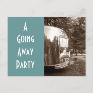 Postal Caravana de remolque de viaje de postcard Vintage