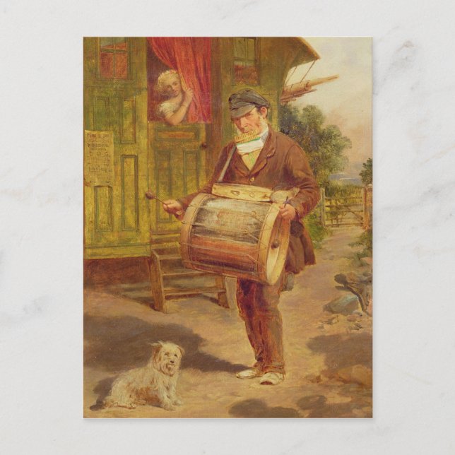 Postal Caravana gitana (Anverso)