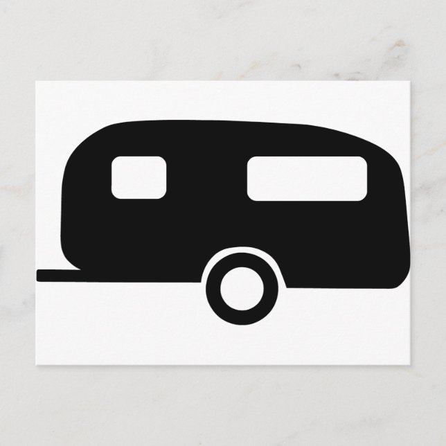 Postal Caravana retro (Anverso)
