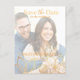 Postal Carbón y oro Salven la foto de la fecha