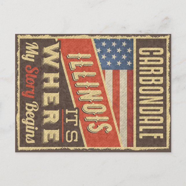 Postal Carbondale Illinois (Anverso)