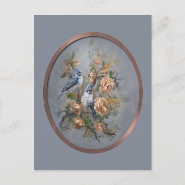 Postal Carboneros de penacho (Anverso)