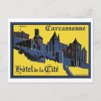 Postal Carcassonne Hotel de la Cite