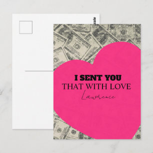 Postal Cárcel a larga distancia lindo economato corazón