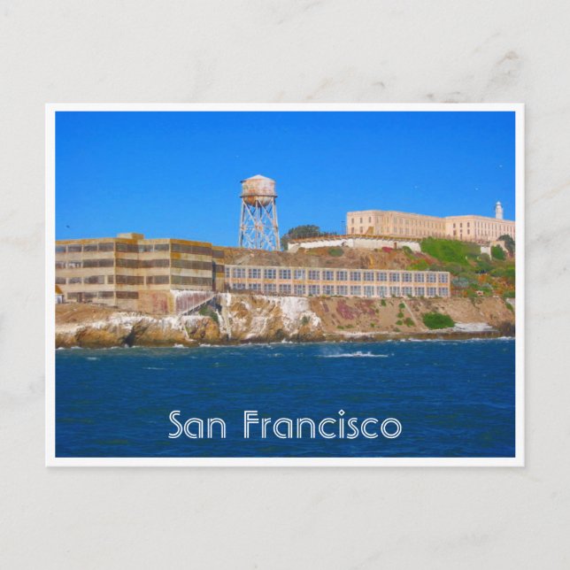 Postal cárcel de la isla de alcatraz (Anverso)