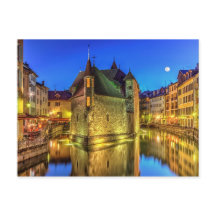 Cárcel y canal del Palais de l'Ile en el casco ant