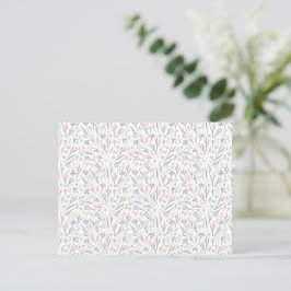 Postal Card (10,8 x 14,2 cm) - Winter Pattern
