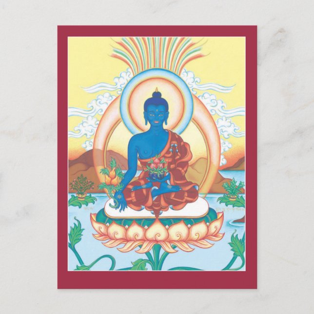 Postal CARD Medicine Buddha (Anverso)