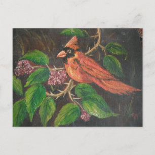 Postal Cardenal de pintura de Postcard Ann Hayes