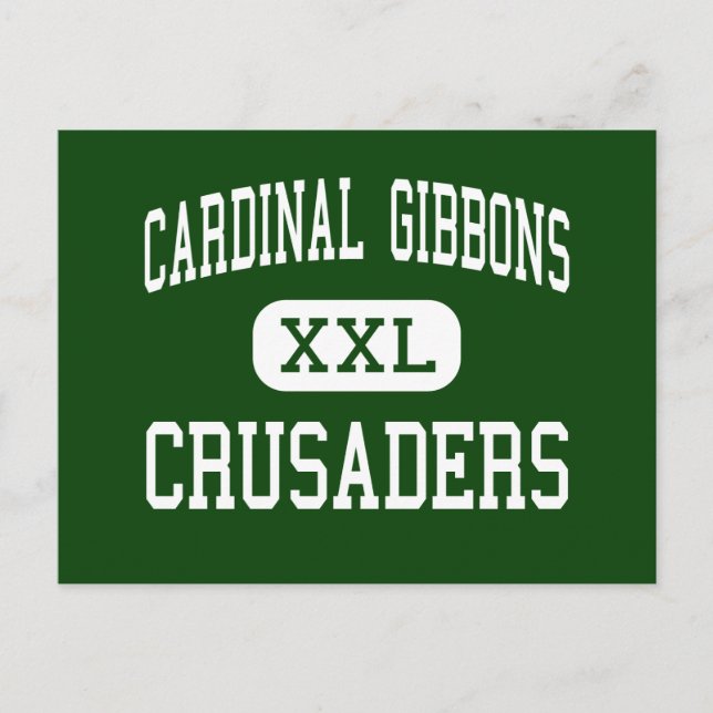 Postal Cardenal Gibbons - Crusaders - High - Raleigh (Anverso)