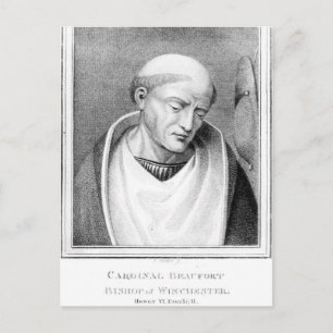 Postal Cardenal Henry Beaufort, obispo de Winchester
