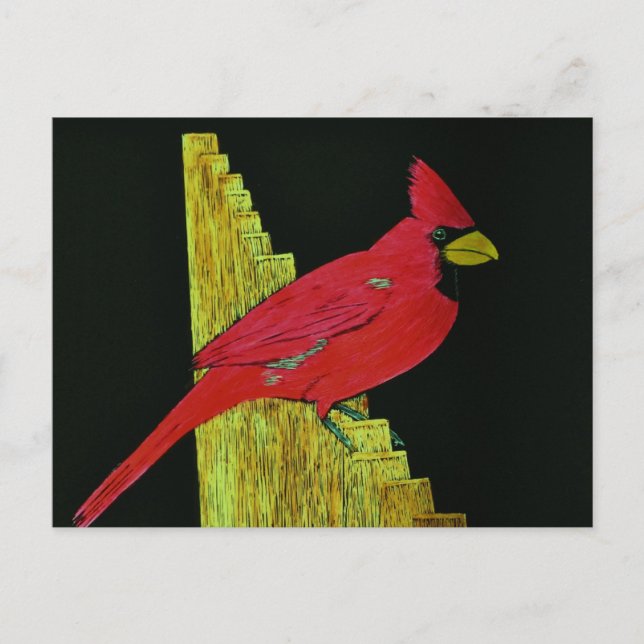 Postal Cardenal sobre el arte de la cerca (Anverso)