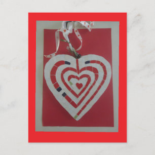 Postal cardiaca Laberinto Mosaic DIY