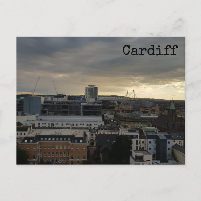 Postal Cardiff Postcard (Anverso)