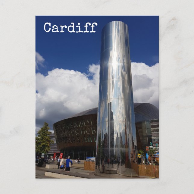 Postal Cardiff Postcard (Anverso)