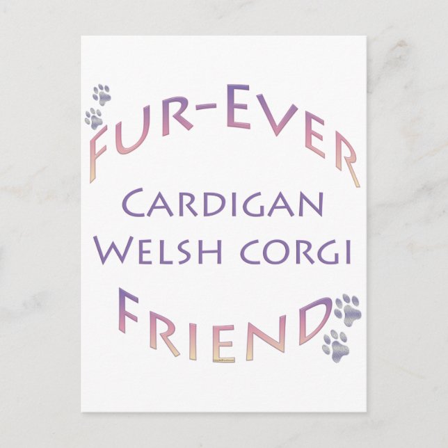 Postal Cardigan Welsh Corgi Furever (Anverso)