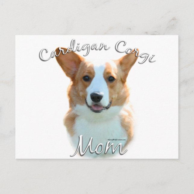 Postal Cardigan Welsh Corgi Mom 2 (Anverso)