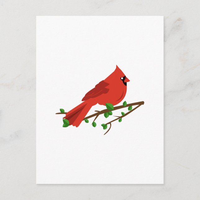 Postal Cardinal Bird (Anverso)