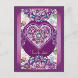 Postal Cardinal Red Rosace