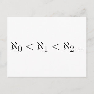 Postal Cardinalidad de conjuntos infinitos