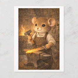 Postal Career Mouse as Blacksmith