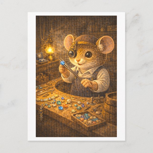 Postal Career Mouse as Jeweler (Anverso)