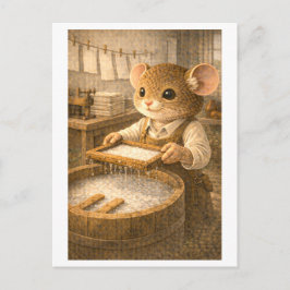 Postal Career Mouse as Paper Maker