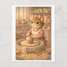 Postal Career Mouse as Potter
