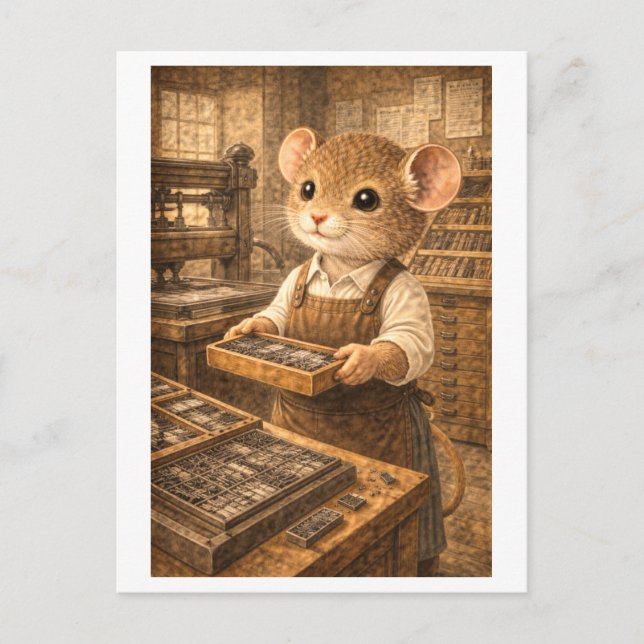 Postal Career Mouse as Printer (Anverso)