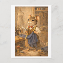 Postal Career Mouse as Tailor