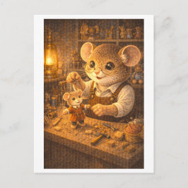 Postal Career Mouse as Toy Maker
