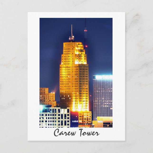 Postal Carew Tower, Cincinnati, Ohio, EE.UU. (Anverso)