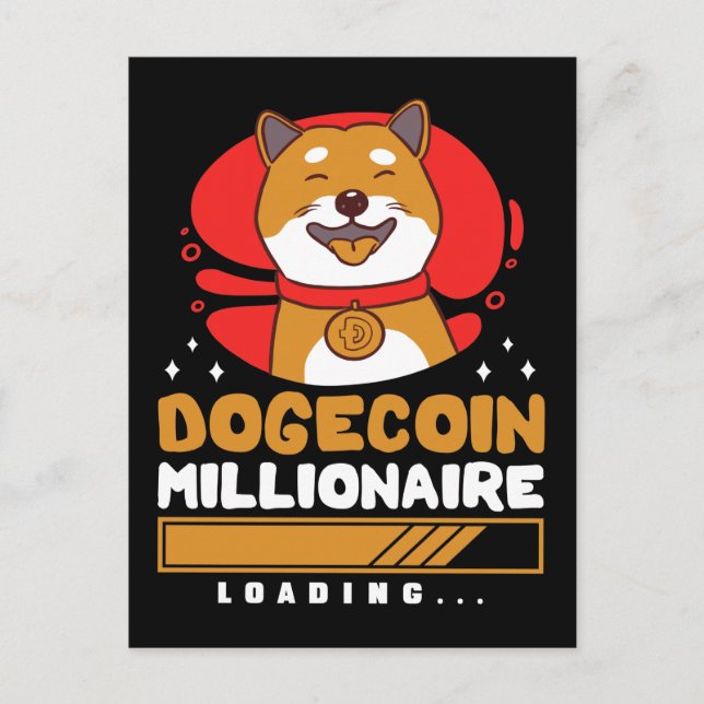 Postal Carga de Crypto DogeCoin Millionaire (Anverso)