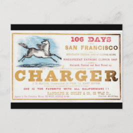 Postal Cargador de barcos de vela clíper 1861