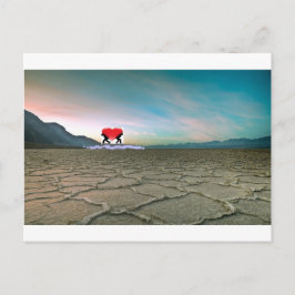 Postal Cargando amor