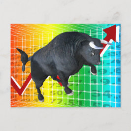 Postal Cargar corrida del mercado alcista