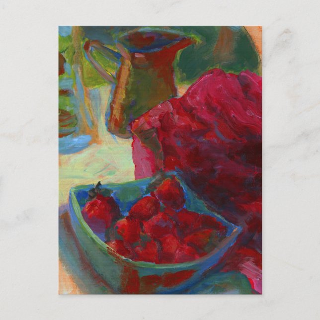 Postal Cargar tu trabajo de arte | Convertir la pintura P (Anverso)