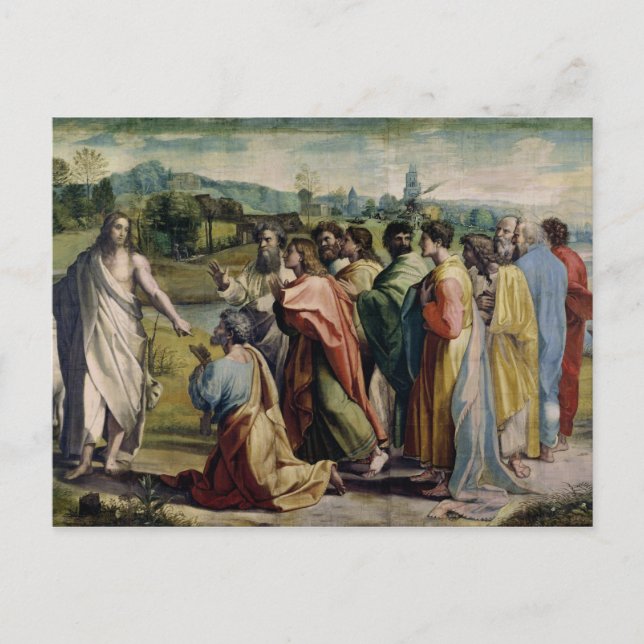 Postal Cargo de Cristo a San Pedro (personalizado de la l (Anverso)