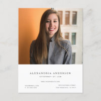 Cargo profesional de fotografía de abogado minimal