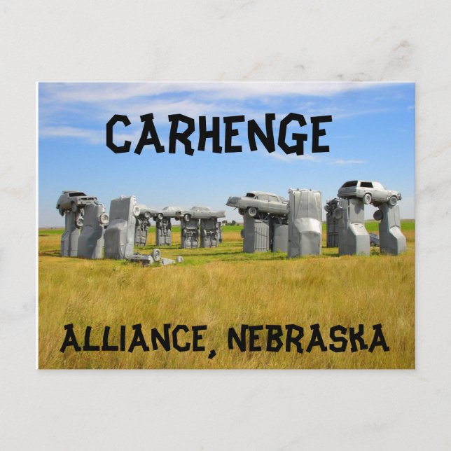 Postal Carhenge (Anverso)