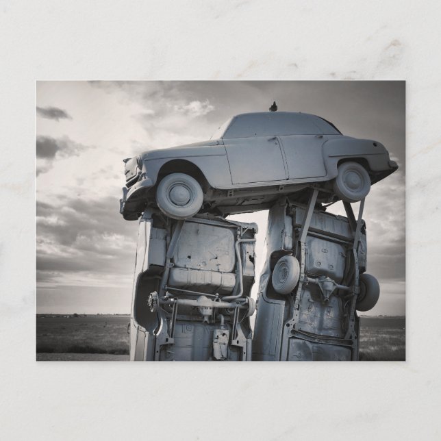 Postal carhenge apilados (Anverso)