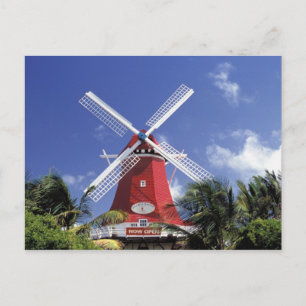 Postal Caribe, Aruba. Molino antiguo, convertido en 'Moli