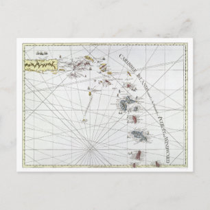 POSTAL CARIBE: MAPA, 1775