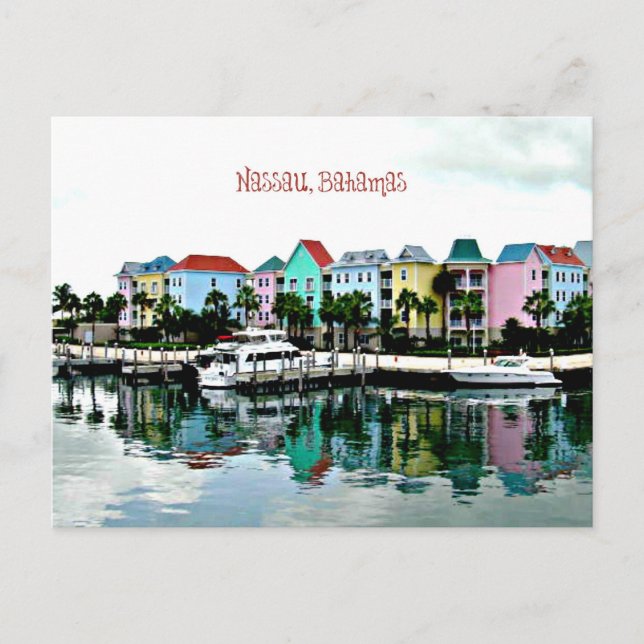 Postal Caribe: Nassau Bahamas (Anverso)
