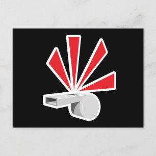 POSTAL CARICATURA DE DENUNCIA CAUSA ALERTA DE ADVERTENCIA