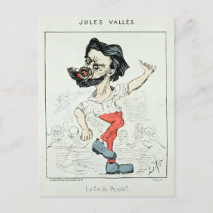 Postal Caricatura de Jules Valles