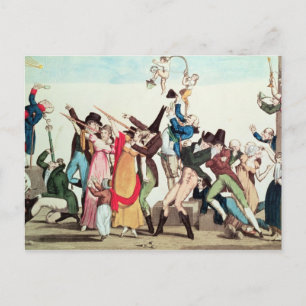 Postal Caricatura del Cometa de 1811, c.1811